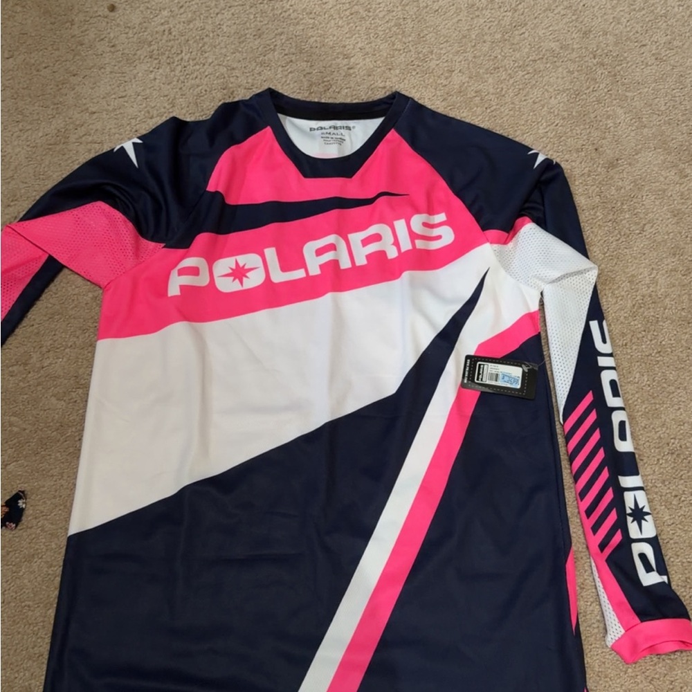 Polaris Women’s Performance Jersey - Pink / Navy